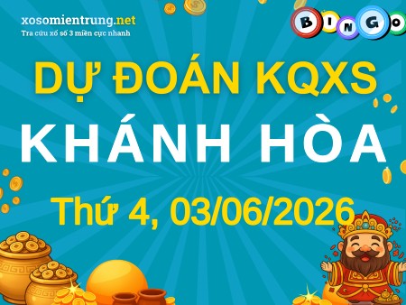 Soi cầu KQXS Khánh Hòa 03/06/2026 (Thứ 4), Dự đoán xổ số Khánh Hòa 03-06-2026